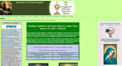 Desktop Screenshot of greenscapular.org